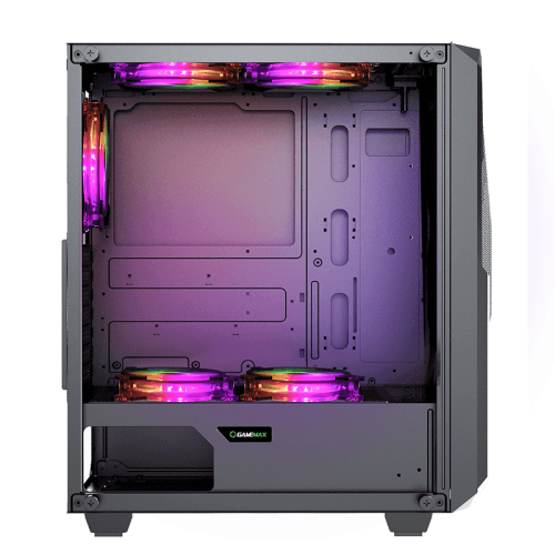 Корпус GAMEMAX Revolt ARGB Tempered Glass без БП Black (Відновлено продавцем, 780189) купити з перевіркою сумісності: огляд, характеристики, ціна у Києві, Львові, Вінниці, Хмельницькому, Івано-Франківську, Україні | інтернет-магазин TELEMART.UA фото
