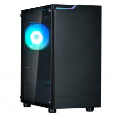 Корпус Zalman T4 Plus Tempered Glass без БЖ Black (Відновлено продавцем, 780198)
