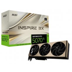 Відеокарта MSI GeForce RTX 5070 Ti INSPIRE 3X 16384MB (RTX 5070 TI 16G INSPIRE 3X)