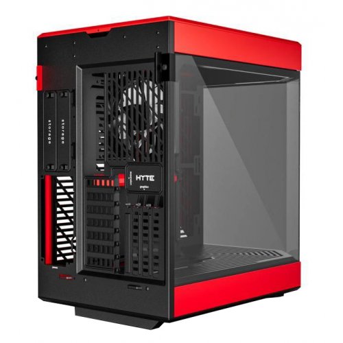 Купить Корпус Hyte Y60 Tempered Glass без БП (CS-HYTE-Y60-BR) Black/Red с проверкой совместимости: обзор, характеристики, цена в Киеве, Днепре, Одессе, Харькове, Украине | интернет-магазин TELEMART.UA фото