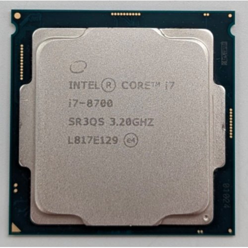 Процесор Intel Core i7-8700 3.2GHz 12MB s1151 Tray (CM8068403358316) (Відновлено продавцем, 780478) купити з перевіркою сумісності: огляд, характеристики, ціна у Києві, Львові, Вінниці, Хмельницькому, Івано-Франківську, Україні | інтернет-магазин TELEMART.UA фото