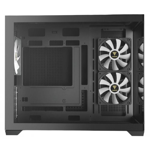 Корпус Gamdias AURA GC10M V2 ARGB Tempered Glass без БЖ (4711514503159) Black купити з перевіркою сумісності: огляд, характеристики, ціна у Києві, Львові, Вінниці, Хмельницькому, Івано-Франківську, Україні | інтернет-магазин TELEMART.UA фото
