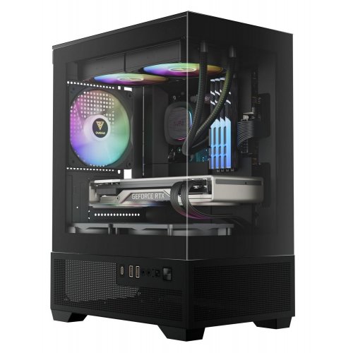 Корпус Gamdias AURA GC9M Elite ARGB Tempered Glass без БЖ (4711514503135) Black купити з перевіркою сумісності: огляд, характеристики, ціна у Києві, Львові, Вінниці, Хмельницькому, Івано-Франківську, Україні | інтернет-магазин TELEMART.UA фото