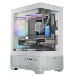 Корпус Gamdias AURA GC9M Elite ARGB Tempered Glass без БЖ (4711514503142) White