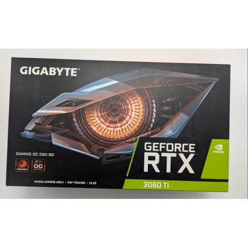 Купить Видеокарта Gigabyte GeForce RTX 3060 Ti Gaming OC D6X 8192MB (GV-N306TXGAMING OC-8GD) (Восстановлено продавцом, 780499) с проверкой совместимости: обзор, характеристики, цена в Киеве, Днепре, Одессе, Харькове, Украине | интернет-магазин TELEMART.UA фото