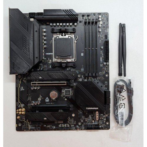 Материнська плата MSI MAG B650 TOMAHAWK WIFI (sAM5, AMD B650) (Відновлено продавцем, 780552) купити з перевіркою сумісності: огляд, характеристики, ціна у Києві, Львові, Вінниці, Хмельницькому, Івано-Франківську, Україні | інтернет-магазин TELEMART.UA фото