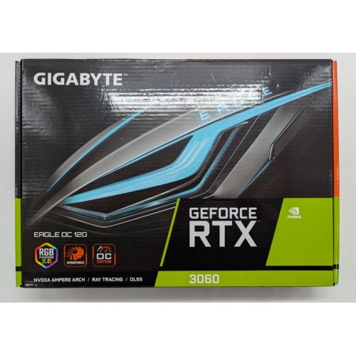 Відеокарта Gigabyte GeForce RTX 3060 EAGLE 12288MB (GV-N3060EAGLE-12GD 2.0) (Відновлено продавцем, 780553) купити з перевіркою сумісності: огляд, характеристики, ціна у Києві, Львові, Вінниці, Хмельницькому, Івано-Франківську, Україні | інтернет-магазин TELEMART.UA фото