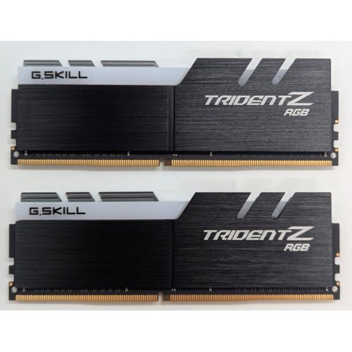 Купить Озу G.Skill DDR4 32GB (2x16GB) 3200Mhz Trident Z RGB (F4-3200C16D-32GTZR) (Восстановлено продавцом, 780574) с проверкой совместимости: обзор, характеристики, цена в Киеве, Днепре, Одессе, Харькове, Украине | интернет-магазин TELEMART.UA фото