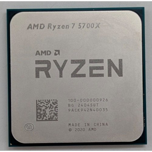 Процесор AMD Ryzen 7 5700X 3.4(4.6)GHz 32MB sAM4 Tray (100-000000926) (Відновлено продавцем, 780575) купити з перевіркою сумісності: огляд, характеристики, ціна у Києві, Львові, Вінниці, Хмельницькому, Івано-Франківську, Україні | інтернет-магазин TELEMART.UA фото