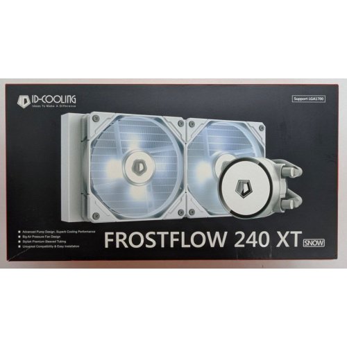 Купить Готовая сво ID-Cooling Frostflow 240 XT Snow (Восстановлено продавцом, 780597) с проверкой совместимости: обзор, характеристики, цена в Киеве, Днепре, Одессе, Харькове, Украине | интернет-магазин TELEMART.UA фото