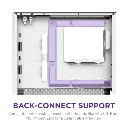 Корпус NZXT H3 Flow Tempered Glass без БЖ (CC-H31FW-01) White купити з перевіркою сумісності: огляд, характеристики, ціна у Києві, Львові, Вінниці, Хмельницькому, Івано-Франківську, Україні | інтернет-магазин TELEMART.UA фото