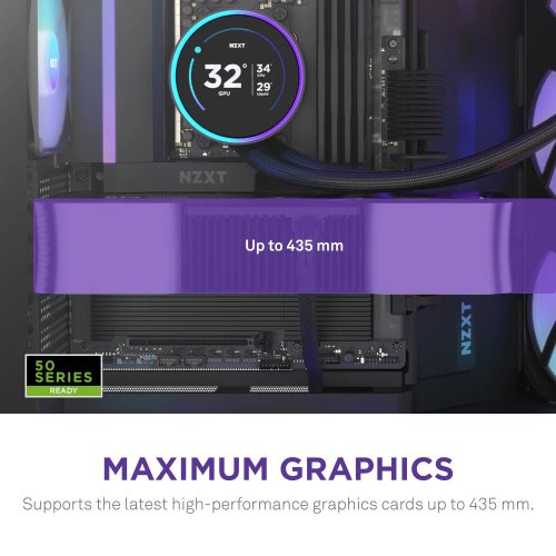 Корпус NZXT H9 Flow RGB Tempered Glass без БЖ (CM-H92FB-R1) Black купити з перевіркою сумісності: огляд, характеристики, ціна у Києві, Львові, Вінниці, Хмельницькому, Івано-Франківську, Україні | інтернет-магазин TELEMART.UA фото