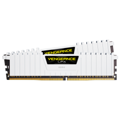 Озу Corsair DDR4 16GB (2x8GB) 3000Mhz Vengeance LPX (CMK16GX4M2B3000C15W) White (Восстановлено продавцом, 780605)