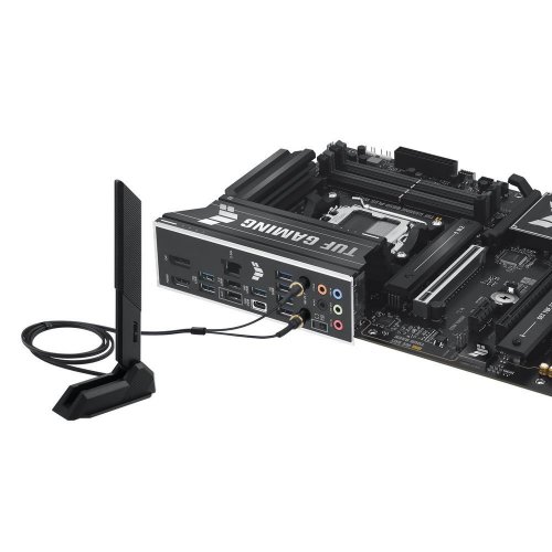 Купить Уценка материнская плата Asus TUF GAMING B850-PLUS WIFI (sAM5, AMD B850) (Следы установки, 780610) с проверкой совместимости: обзор, характеристики, цена в Киеве, Днепре, Одессе, Харькове, Украине | интернет-магазин TELEMART.UA фото