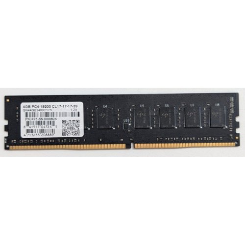 Купить Озу Geil DDR4 8GB 4GB 2400Mhz (GN44GB2400C17S) (Восстановлено продавцом, 780613) с проверкой совместимости: обзор, характеристики, цена в Киеве, Днепре, Одессе, Харькове, Украине | интернет-магазин TELEMART.UA фото