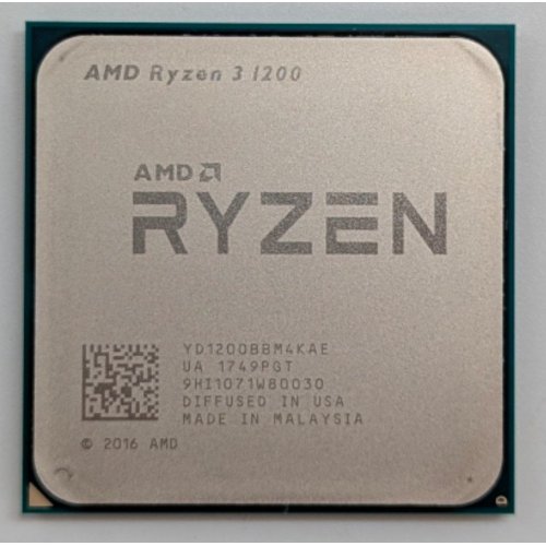 Процесор AMD Ryzen 3 1200 3.2(3.4)GHz sAM4 Tray (YD1200BBM4KAF) (Відновлено продавцем, 780762) купити з перевіркою сумісності: огляд, характеристики, ціна у Києві, Львові, Вінниці, Хмельницькому, Івано-Франківську, Україні | інтернет-магазин TELEMART.UA фото