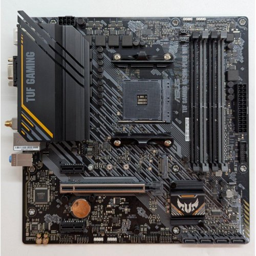 Материнська плата Asus TUF GAMING A520M-PLUS WIFI (sAM4, A520) (Відновлено продавцем, 780764) купити з перевіркою сумісності: огляд, характеристики, ціна у Києві, Львові, Вінниці, Хмельницькому, Івано-Франківську, Україні | інтернет-магазин TELEMART.UA фото