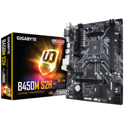 Материнська плата Gigabyte B450M S2H (sAM4, AMD B450) (Відновлено продавцем, 780773)