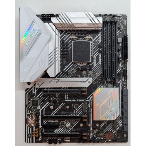 Купить Материнская плата Asus PRIME Z590-A (s1200, Intel Z590) (Восстановлено продавцом, 780777) с проверкой совместимости: обзор, характеристики, цена в Киеве, Днепре, Одессе, Харькове, Украине | интернет-магазин TELEMART.UA фото