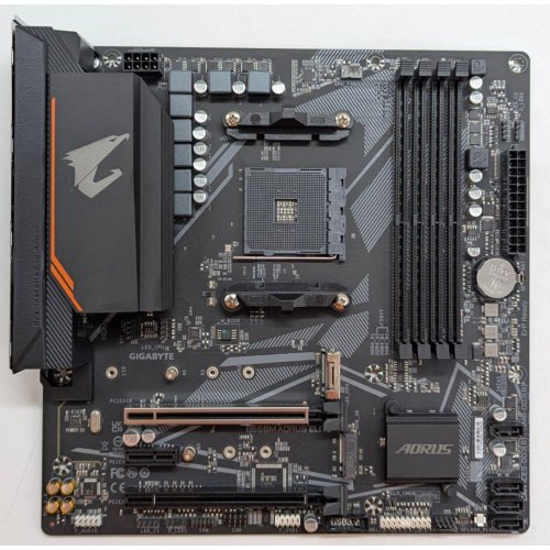 Материнська плата Gigabyte B550M AORUS ELITE (sAM4, AMD B550) (Відновлено продавцем, 780788) купити з перевіркою сумісності: огляд, характеристики, ціна у Києві, Львові, Вінниці, Хмельницькому, Івано-Франківську, Україні | інтернет-магазин TELEMART.UA фото
