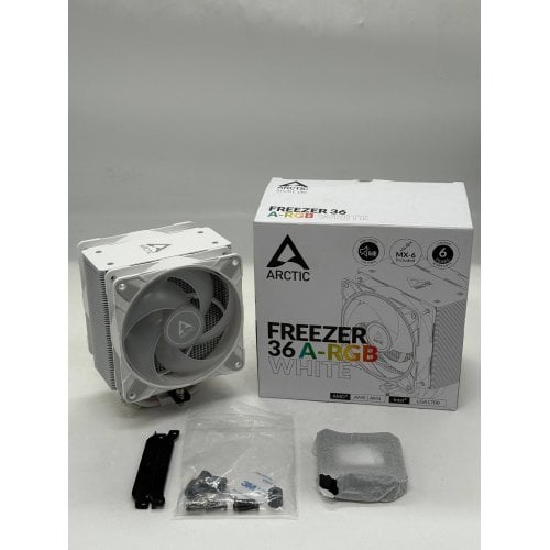 Кулер Arctic Freezer 36 A-RGB (ACFRE00125A) White (Відновлено продавцем, 780806) купити з перевіркою сумісності: огляд, характеристики, ціна у Києві, Львові, Вінниці, Хмельницькому, Івано-Франківську, Україні | інтернет-магазин TELEMART.UA фото