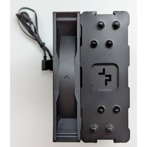 Кулер Deepcool AG400 ARGB (R-AG400-BKANMC-G-2) Black (Відновлено продавцем, 780818) купити з перевіркою сумісності: огляд, характеристики, ціна у Києві, Львові, Вінниці, Хмельницькому, Івано-Франківську, Україні | інтернет-магазин TELEMART.UA фото