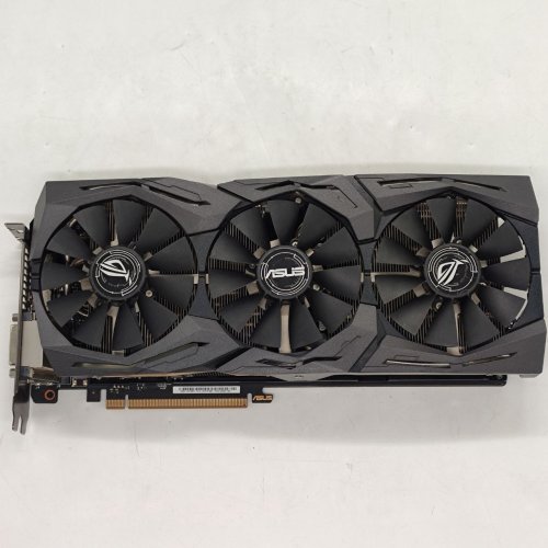 Відеокарта Asus ROG GeForce GTX 1080 TI STRIX OC 11264MB (ROG-STRIX-GTX1080TI-O11G-GAMING) (Відновлено продавцем, 780846) купити з перевіркою сумісності: огляд, характеристики, ціна у Києві, Львові, Вінниці, Хмельницькому, Івано-Франківську, Україні | інтернет-магазин TELEMART.UA фото
