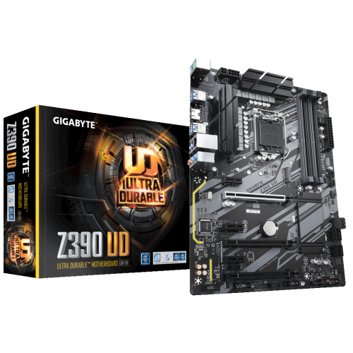 Материнська плата Gigabyte Z390 UD (s1151-v2, Intel Z390) (Відновлено продавцем, 780859) купити з перевіркою сумісності: огляд, характеристики, ціна у Києві, Львові, Вінниці, Хмельницькому, Івано-Франківську, Україні | інтернет-магазин TELEMART.UA фото