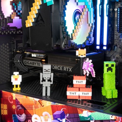 Комп'ютер EVOLVE SpecialPart Minecraft Iron (EVSP-MI8400FN5060-D532S1TBK) Black купити в Україні: Київ, Львів, Хмельницький, Тернопіль | Низька ціна, відгуки, характеристики від TELEMART фото