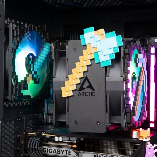 Комп'ютер EVOLVE SpecialPart Minecraft Iron (EVSP-MI8400FN5060-D532S1TBK) Black купити в Україні: Київ, Львів, Хмельницький, Тернопіль | Низька ціна, відгуки, характеристики від TELEMART фото