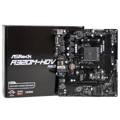 Материнская плата AsRock A320M-HDV R3.0 (sAM4, AMD A320) (Восстановлено продавцом, 780881)