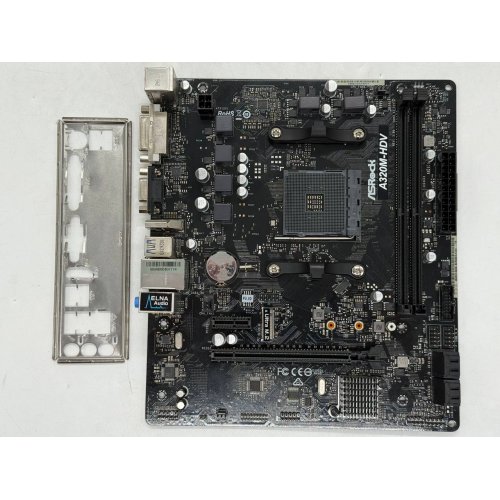 Материнська плата AsRock A320M-HDV R3.0 (sAM4, AMD A320) (Відновлено продавцем, 780881) купити з перевіркою сумісності: огляд, характеристики, ціна у Києві, Львові, Вінниці, Хмельницькому, Івано-Франківську, Україні | інтернет-магазин TELEMART.UA фото