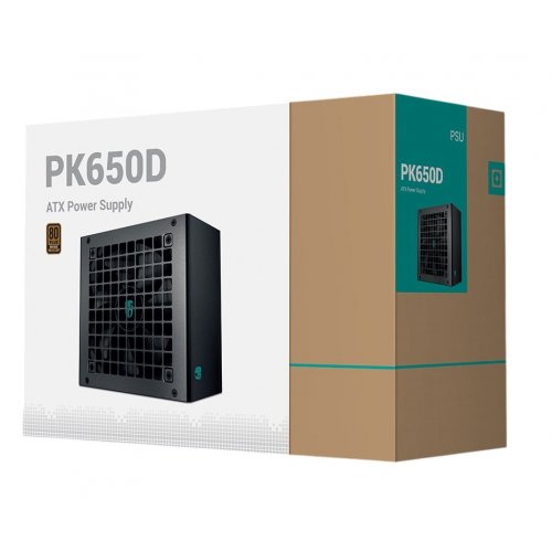 Купить Блок питания Deepcool GAMER STORM PK650D 650W (R-PK650D-FA0B-JGEU) с проверкой совместимости: обзор, характеристики, цена в Киеве, Днепре, Одессе, Харькове, Украине | интернет-магазин TELEMART.UA фото