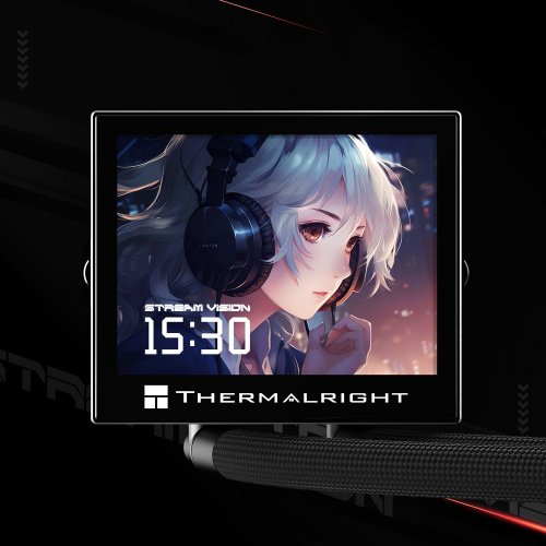 Готова СВО Thermalright Stream Vision 360 Black купити з перевіркою сумісності: огляд, характеристики, ціна у Києві, Львові, Вінниці, Хмельницькому, Івано-Франківську, Україні | інтернет-магазин TELEMART.UA фото