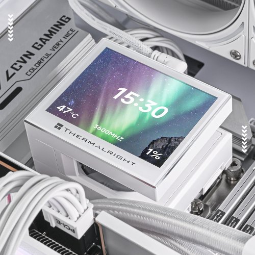 Купить Готовая СВО Thermalright Stream Vision 360 White с проверкой совместимости: обзор, характеристики, цена в Киеве, Днепре, Одессе, Харькове, Украине | интернет-магазин TELEMART.UA фото