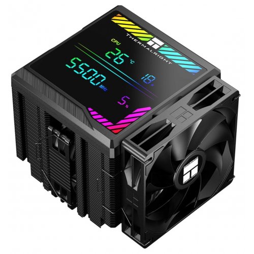Купить Кулер Thermalright Peerless Assassin 140 Digital Black с проверкой совместимости: обзор, характеристики, цена в Киеве, Днепре, Одессе, Харькове, Украине | интернет-магазин TELEMART.UA фото
