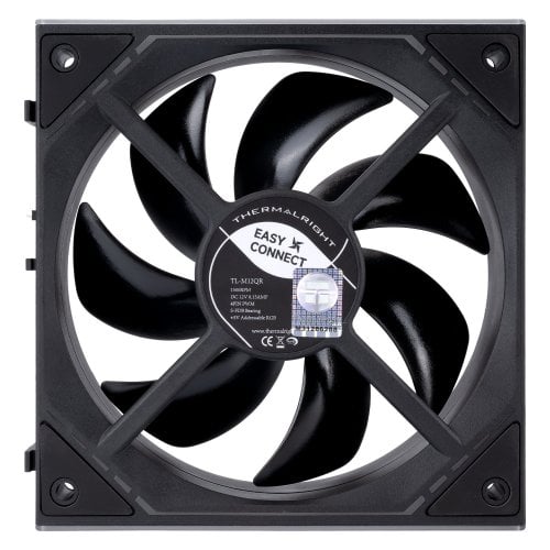 Кулер для корпуса Thermalright TL-M12QR Black купити з перевіркою сумісності: огляд, характеристики, ціна у Києві, Львові, Вінниці, Хмельницькому, Івано-Франківську, Україні | інтернет-магазин TELEMART.UA фото