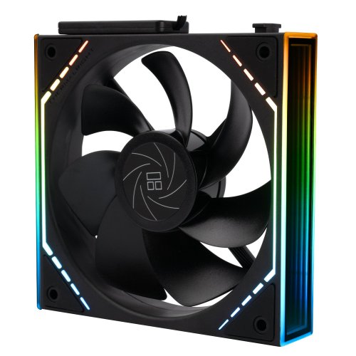 Кулер для корпуса Thermalright TL-M12QR Black купити з перевіркою сумісності: огляд, характеристики, ціна у Києві, Львові, Вінниці, Хмельницькому, Івано-Франківську, Україні | інтернет-магазин TELEMART.UA фото