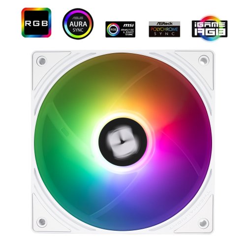 Купить Кулер для корпуса Thermalright TL-N12-R5-S White с проверкой совместимости: обзор, характеристики, цена в Киеве, Днепре, Одессе, Харькове, Украине | интернет-магазин TELEMART.UA фото