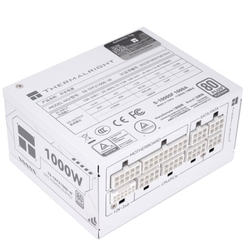 Блок живлення Thermalright TPFX-1000 1000W (TR-TPFX 1000W) White купити в Україні: Київ, Львів, Хмельницький, Тернопіль, Івано-Франківськ | Перевірка сумісності, низька ціна, відгуки, характеристики від TELEMART фото