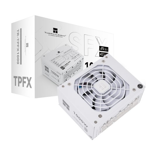 Блок живлення Thermalright TPFX-1000 1000W (TR-TPFX 1000W) White купити в Україні: Київ, Львів, Хмельницький, Тернопіль, Івано-Франківськ | Перевірка сумісності, низька ціна, відгуки, характеристики від TELEMART фото