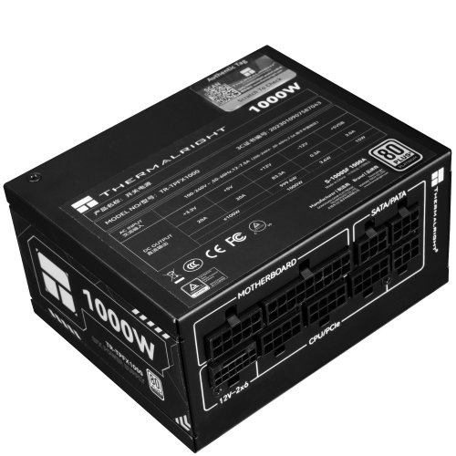 Блок живлення Thermalright TPFX-1000 1000W (TR-TPFX 1000) Black купити в Україні: Київ, Львів, Хмельницький, Тернопіль, Івано-Франківськ | Перевірка сумісності, низька ціна, відгуки, характеристики від TELEMART фото