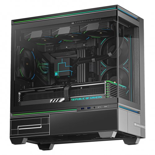 Корпус Thermalright TL-M10 без БЖ Black купити з перевіркою сумісності: огляд, характеристики, ціна у Києві, Львові, Вінниці, Хмельницькому, Івано-Франківську, Україні | інтернет-магазин TELEMART.UA фото