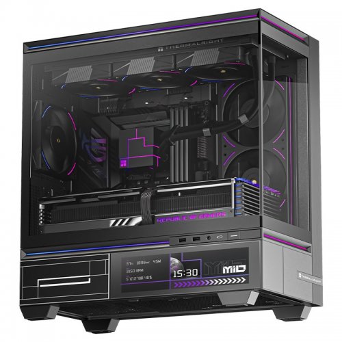 Корпус Thermalright TL-M10 Vision без БЖ Black купити з перевіркою сумісності: огляд, характеристики, ціна у Києві, Львові, Вінниці, Хмельницькому, Івано-Франківську, Україні | інтернет-магазин TELEMART.UA фото