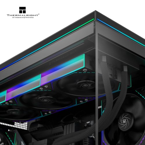 Корпус Thermalright TL-M10 Vision без БЖ Black купити з перевіркою сумісності: огляд, характеристики, ціна у Києві, Львові, Вінниці, Хмельницькому, Івано-Франківську, Україні | інтернет-магазин TELEMART.UA фото