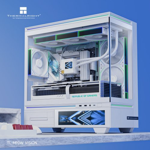 Купить Корпус Thermalright TL-M10 Vision без БП White с проверкой совместимости: обзор, характеристики, цена в Киеве, Днепре, Одессе, Харькове, Украине | интернет-магазин TELEMART.UA фото
