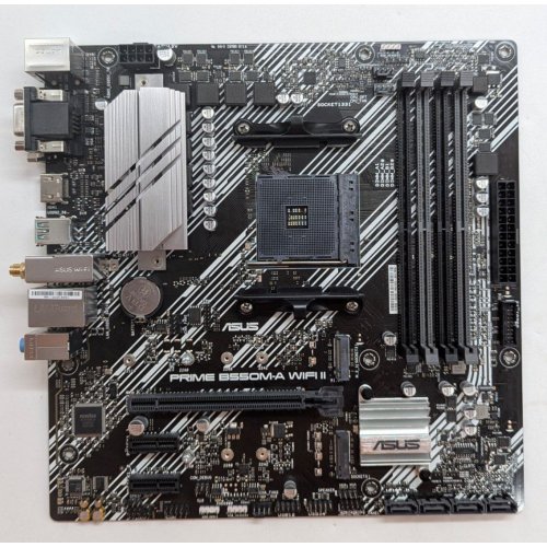 Купить Материнская плата Asus PRIME B550M-A (WI-FI) (sAM4, AMD B550) (Восстановлено продавцом, 780970) с проверкой совместимости: обзор, характеристики, цена в Киеве, Днепре, Одессе, Харькове, Украине | интернет-магазин TELEMART.UA фото