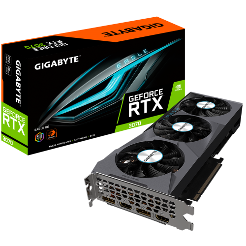 Купить Видеокарта Gigabyte GeForce RTX 3070 EAGLE 8192MB (GV-N3070EAGLE-8GD 2.0) (Восстановлено продавцом, 780988) с проверкой совместимости: обзор, характеристики, цена в Киеве, Днепре, Одессе, Харькове, Украине | интернет-магазин TELEMART.UA фото