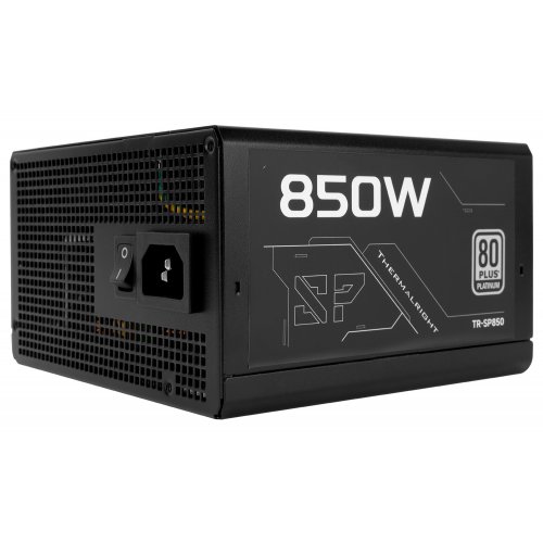 Блок живлення Thermalright SP-850 850W (TR-SP850) Black купити в Україні: Київ, Львів, Хмельницький, Тернопіль, Івано-Франківськ | Перевірка сумісності, низька ціна, відгуки, характеристики від TELEMART фото