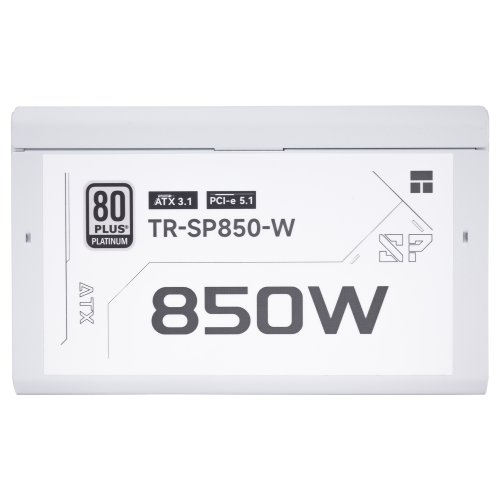 Блок питания Thermalright SP-850 850W (TR-SP850W) White купить в Украине: Киев, Днепр, Харьков, Одесса  | Проверка совместимости, низкая цена, отзывы, характеристики от TELEMART фото